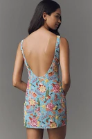 For Love & Lemons Ciao Beaded Mini Dress