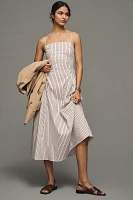 Maeve Sleeveless Fitted A-Line Midi Dress
