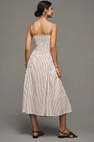Maeve Sleeveless Fitted A-Line Midi Dress