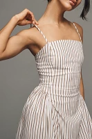 Maeve Sleeveless Fitted A-Line Midi Dress