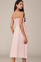 Maeve Sleeveless Fitted A-Line Midi Dress