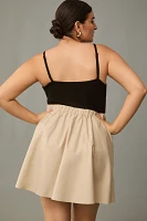 Maeve Sleeveless Twofer A-Line Mini Dress