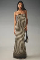 The Wolf Gang Sunmor Strapless Knit Maxi Dress