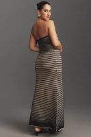 The Wolf Gang Sunmor Strapless Knit Maxi Dress