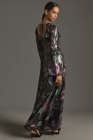 The Wolf Gang Lenee Sequin Maxi Dress