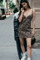 Dhruv Kapoor Leopard Mini Dress