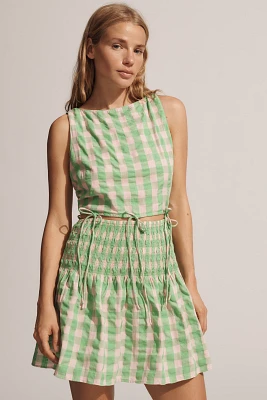Saylor Emmie Sleeveless Tie-Waist Mini Dress