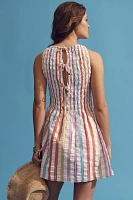 Saylor Elenor Smocked Mini Dress