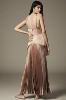 Cami NYC Jennelyn Pleated Maxi Dress