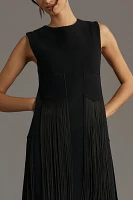 Beatrice .b Velour Fringe Dress