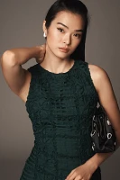 Endless Rose Sleeveless Textured Midi Dress