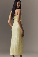 Endless Rose Strapless Sequin Slim Midi Dress