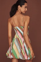 S/W/F Fitted Balloon Mini Dress