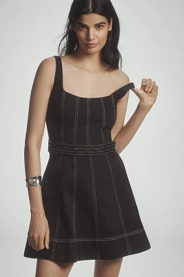 Shona Joy Mercer A-Line Denim Mini Dress