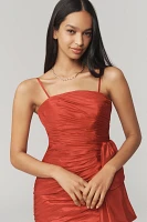 Mac Duggal Strapless Ruched Mini Dress