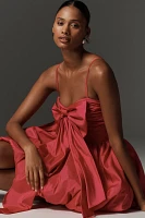 Mac Duggal Bow Bubble Mini Dress