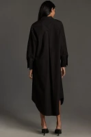 The Soren Long-Sleeve Shirt Dress by Maeve