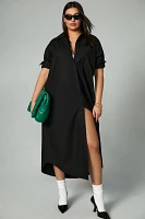 The Soren Long-Sleeve Shirt Dress by Maeve