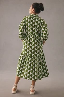 The Bettina Tiered Shirt Dress by Maeve
