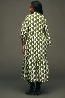 The Bettina Tiered Shirt Dress by Maeve