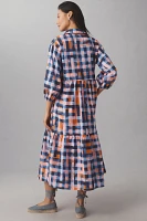 The Bettina Tiered Shirt Dress by Maeve