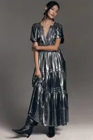 The Somerset Maxi Dress: Metallic Edition