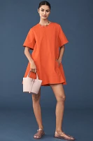 The Emmy Short-Sleeve Swing Mini Dress by Maeve