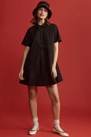 The Pollie Short-Sleeve Swing Tunic Mini Dress