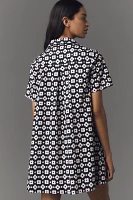 The Pollie Short-Sleeve Swing Tunic Mini Dress