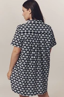 The Pollie Short-Sleeve Swing Tunic Mini Dress