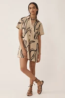 The Pollie Short-Sleeve Swing Tunic Mini Dress