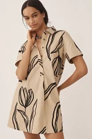 The Pollie Short-Sleeve Swing Tunic Mini Dress