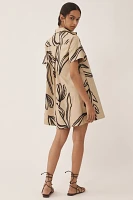 The Pollie Short-Sleeve Swing Tunic Mini Dress