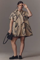 The Pollie Short-Sleeve Swing Tunic Mini Dress