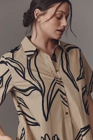 The Pollie Short-Sleeve Swing Tunic Mini Dress