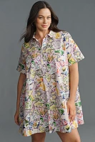 The Pollie Short-Sleeve Swing Tunic Mini Dress