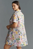 The Pollie Short-Sleeve Swing Tunic Mini Dress