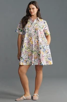 The Pollie Short-Sleeve Swing Tunic Mini Dress