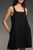 By Anthropologie Sleeveless Square-Neck Shift Mini Dress