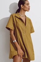 The Jeannie Short-Sleeve A-Line Mini Dress by Maeve