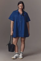 The Jeannie Short-Sleeve A-Line Mini Dress by Maeve
