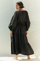 The Somerset Maxi Dress: Puff-Sleeve Edition