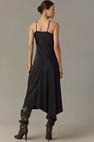 By Anthropologie Halter Slip Midi Dress