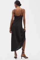 By Anthropologie Halter Slip Midi Dress