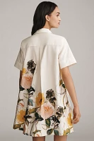 The Pollie Short-Sleeve Swing Tunic Mini Dress: Leigh Viner Edition