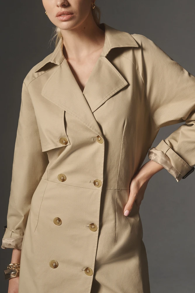 Mare x Anthropologie Trench Coat Dress