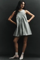 Mare x Anthropologie Satin Mini Swing Dress