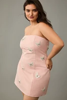Mare Strapless Embellished Mini Dress