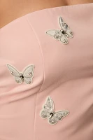 Mare Strapless Embellished Mini Dress