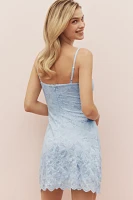 Mare Sleeveless Lace Mini Dress